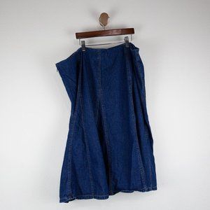 Westport Plus Size Denim Skirt Womens Size 20W